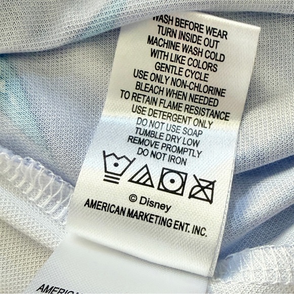 Disney Frozen Elsa Graphic Nightgown Dress Purple Sparkle Tulle Size 2T - Picture 6 of 7